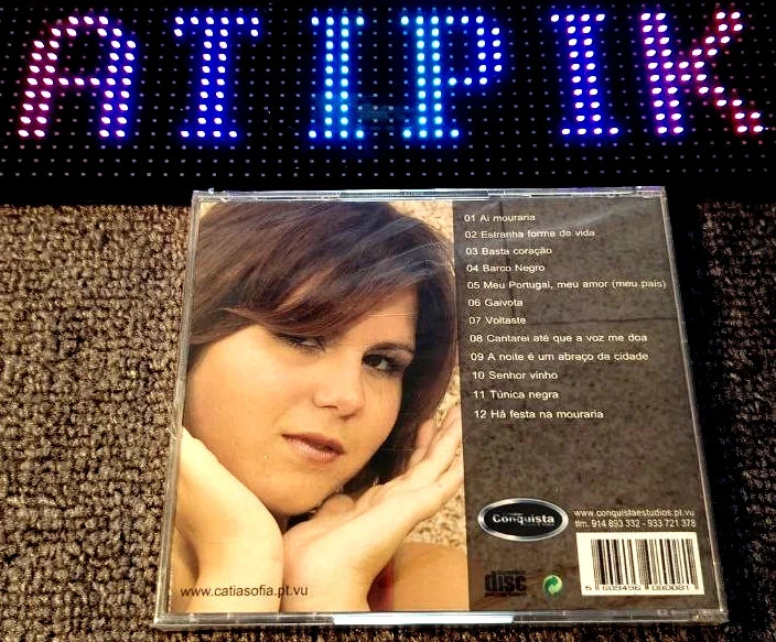 🎵Cátia Sofia - Fados - CD Raro Portugal Introvável na França - Novo sob Blister🌹 – photo 2
